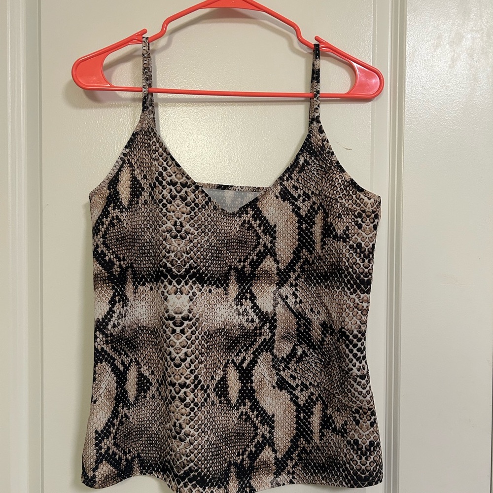 Snake Print Camisole Top